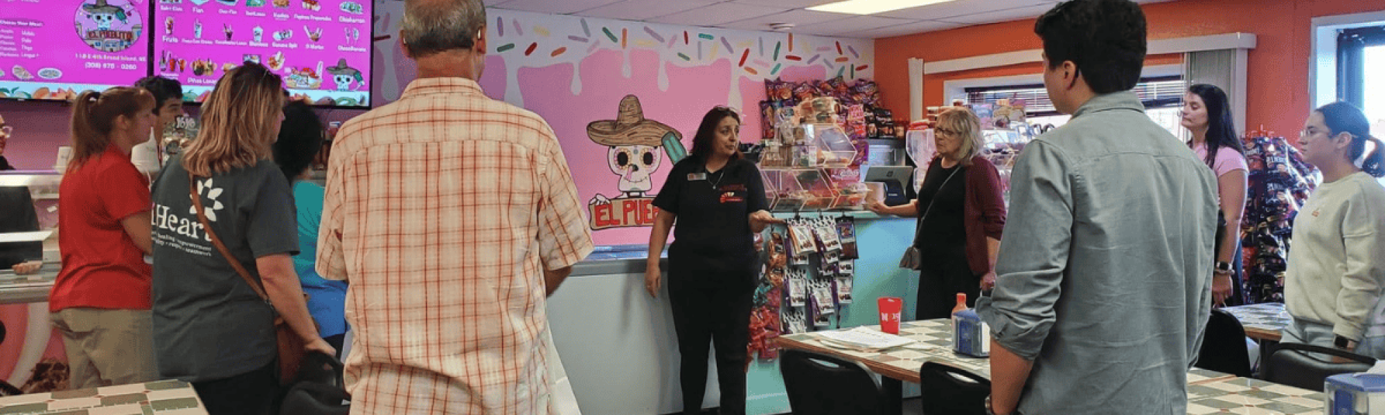 4th Street Business Tour at El Pueblito in 2024.